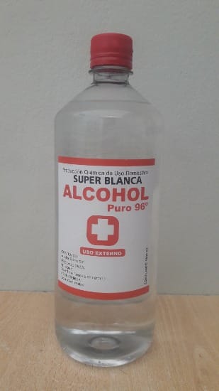 Alcohol 96° por litro